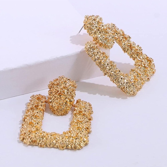 Bohemian Jewelry 12 Pairs Gold Statement Earrings Set, - Picture 7 of 16